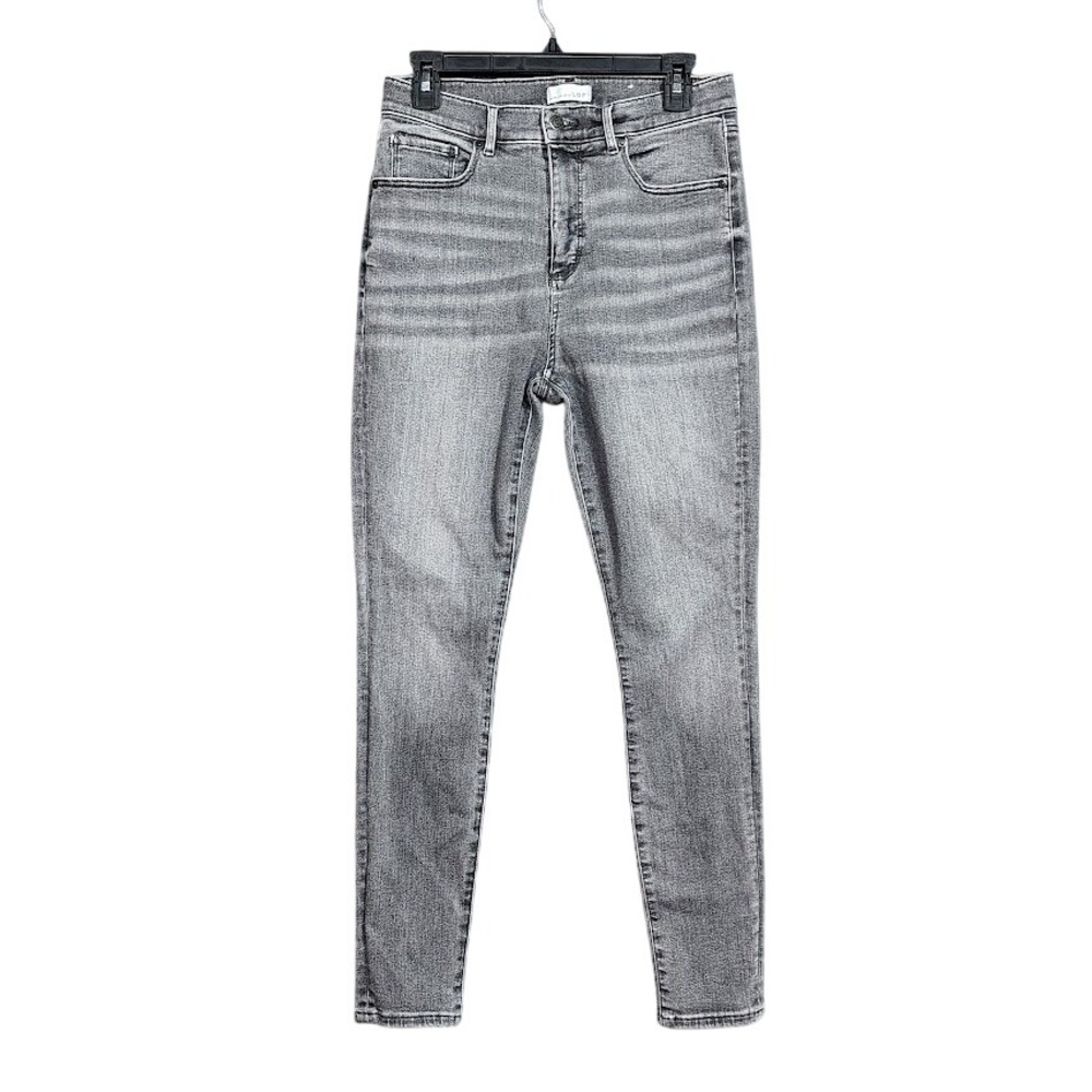 LOFT The‎ Jegging High Rise Gray Wash Skinny Jeans Size 8